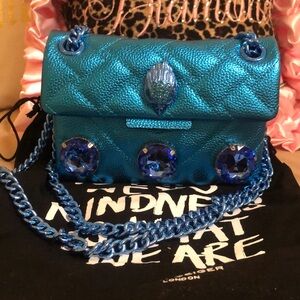 BRAND NEW! KURT GEIGER METALLIC BLUE BAG!💙